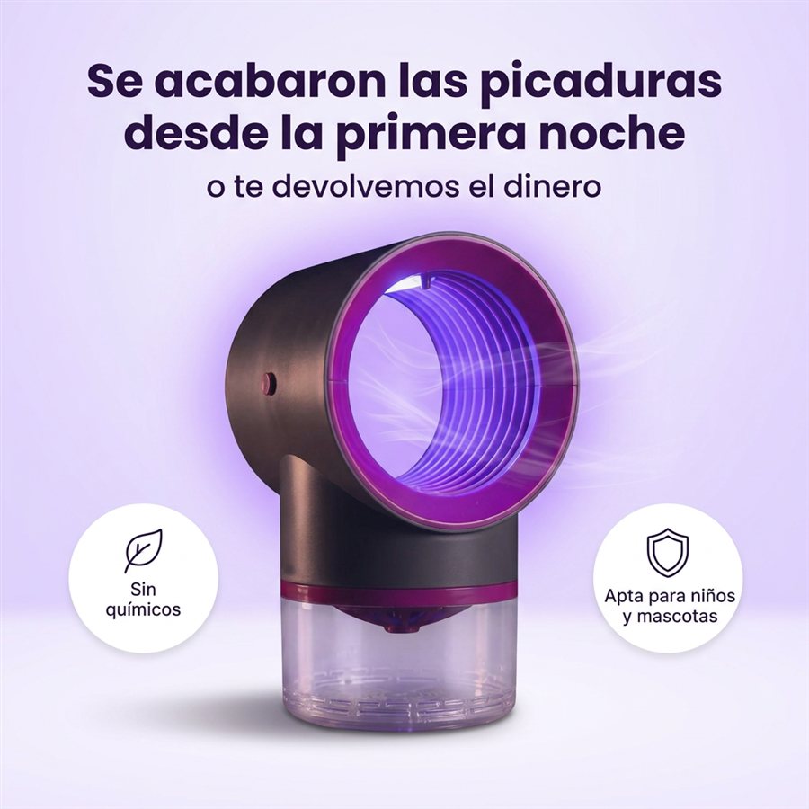 Mosquito Killer: se acabaron las picaduras desde la primera noche, sin químicos