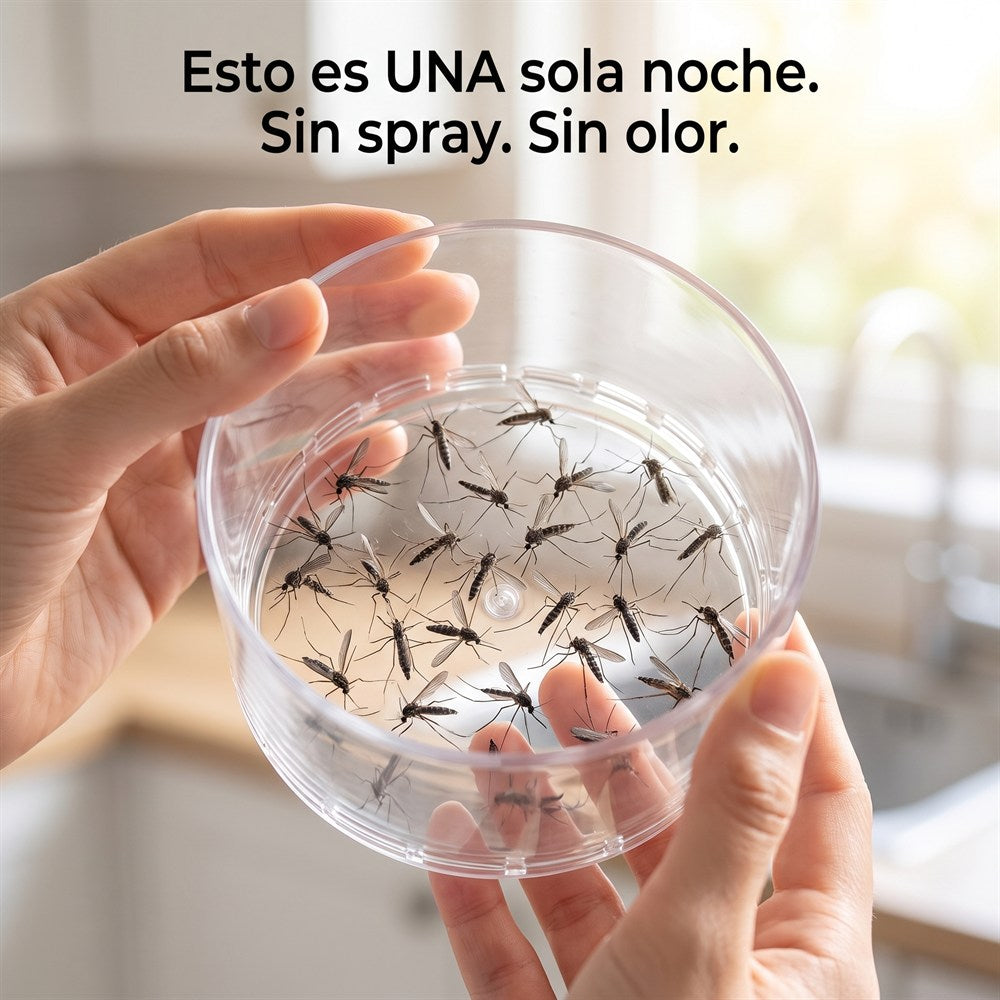 Depósito lleno de mosquitos tras una sola noche